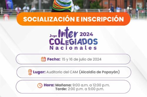 Imagen informativa sobre inscripción a intercolegiados.