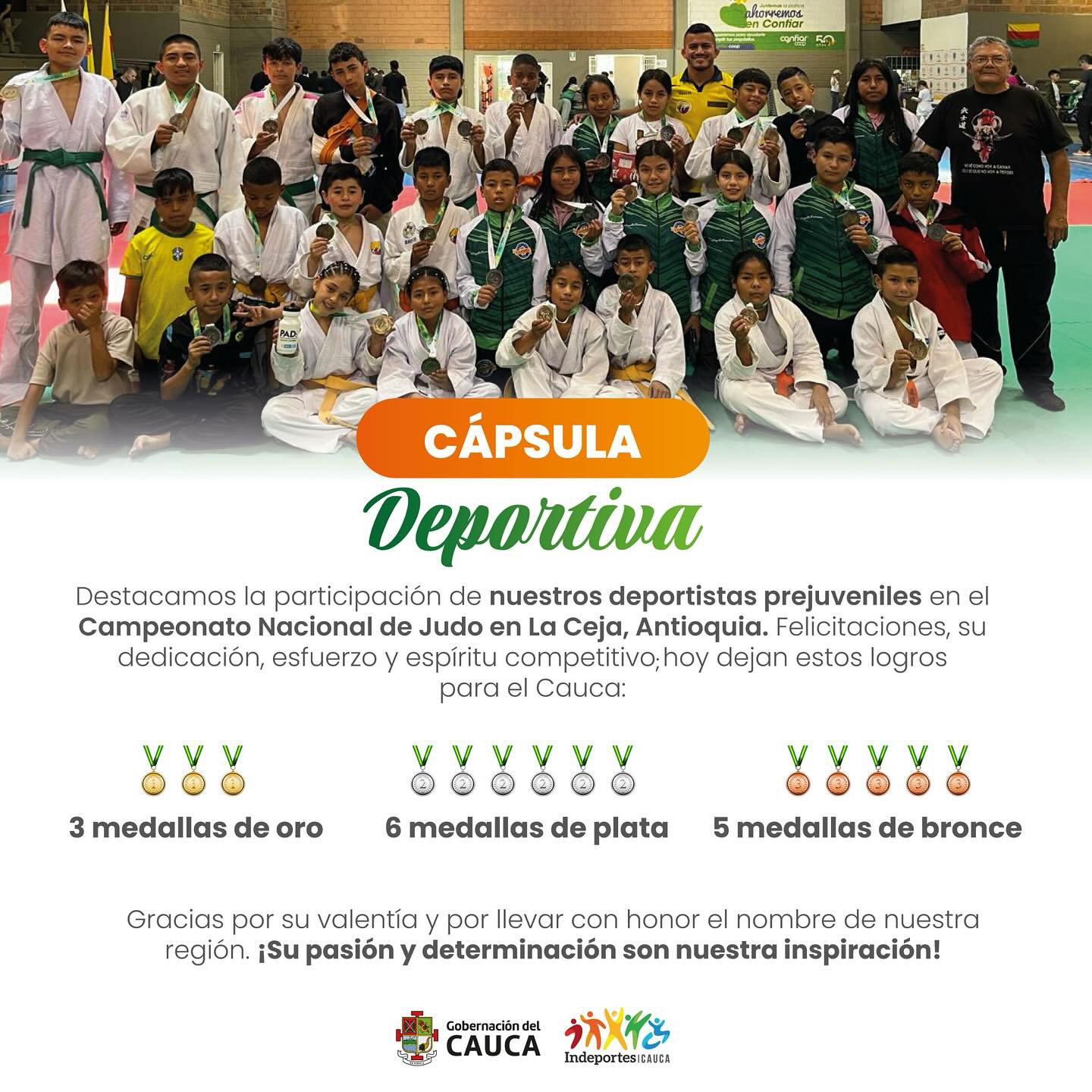 imagen capsula deportiva campeonato nacional de Judo